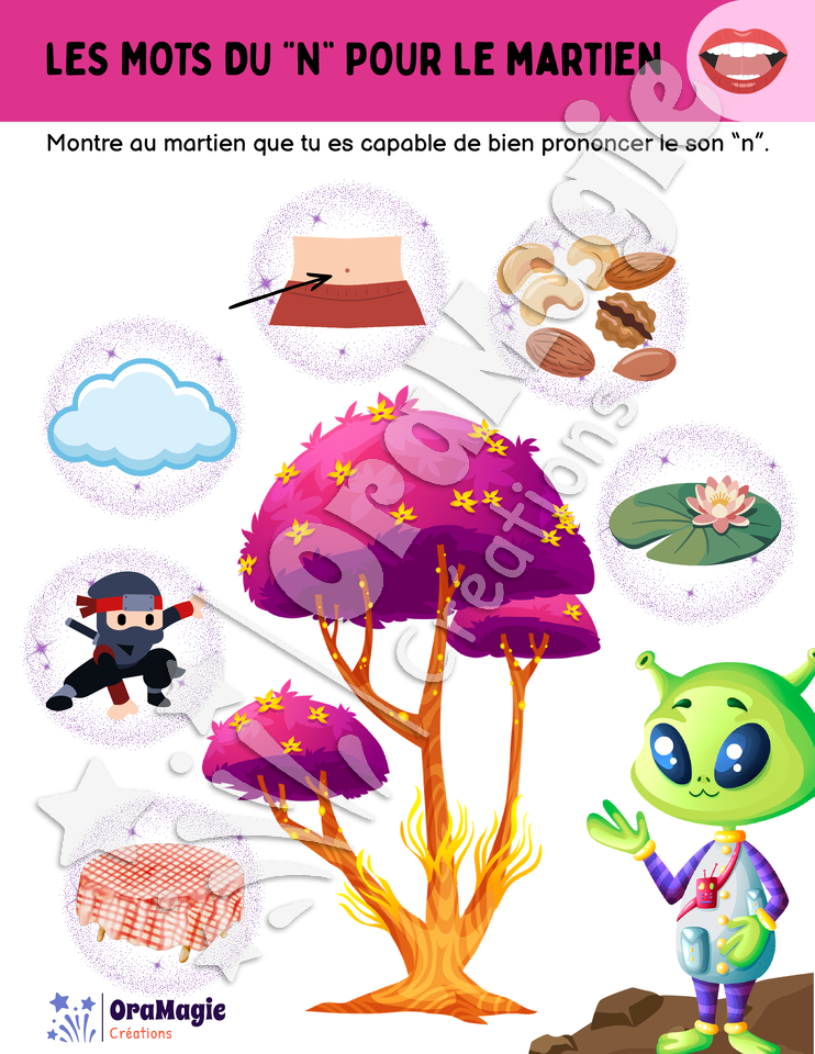 Les mots du -n- pour le martien Les mots du -n- pour le martien