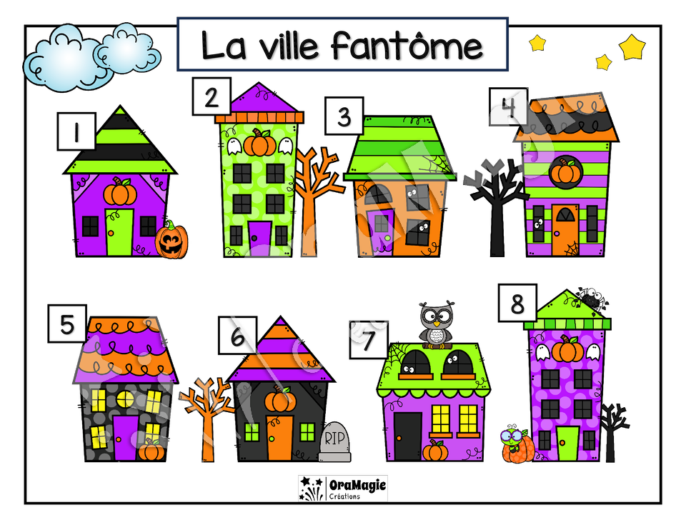 Compréhension de lecture - La ville fantôme - 1re année