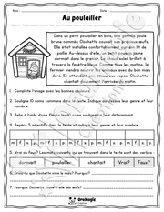Collection lecture et grammaire - Au poulailler - 3e et 4e année.pdf
