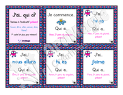 J_ai... qui a - Verbes présent avoir, être, aller, aimer, dire, faire - 1er cycle et plus.pdf