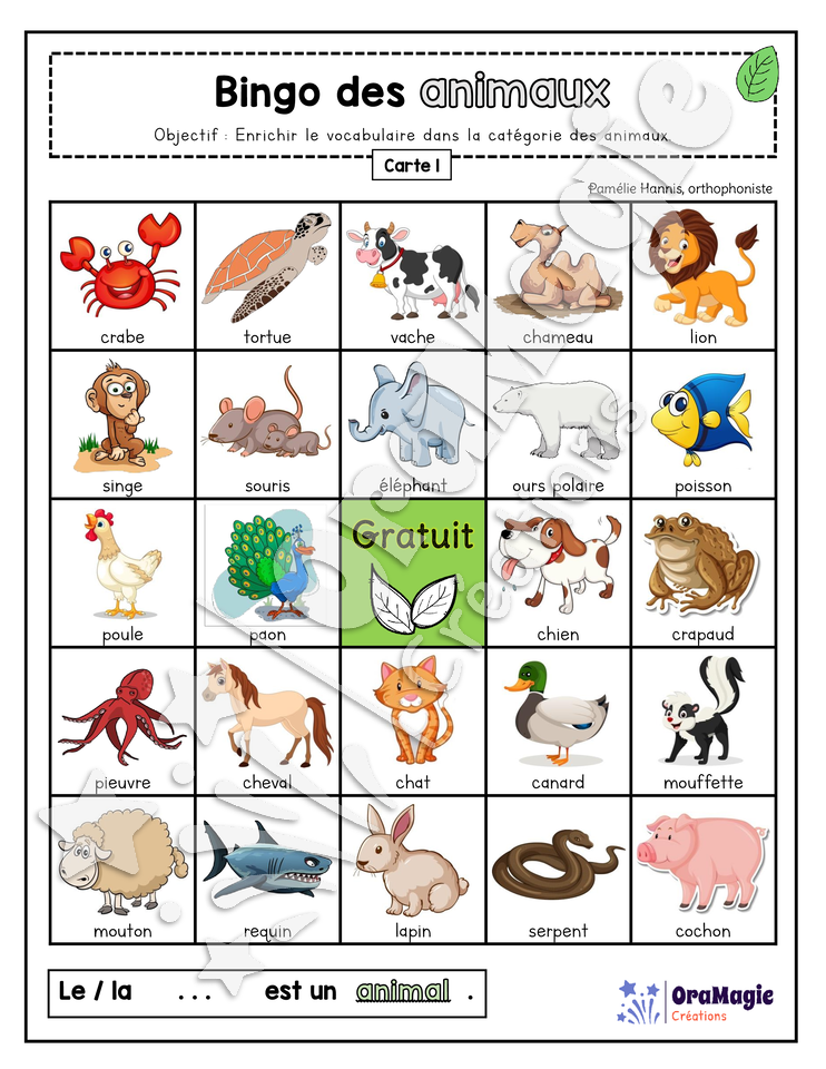 Bingo des animaux - 3 cartes - Collabo PH - 3$.pdf
