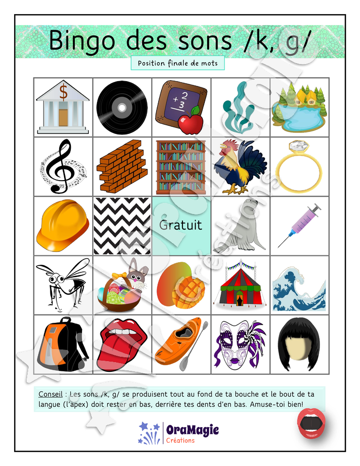 Bingo des sons -k, g- position finale.pdf