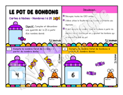 Cartes à tâches - Le pot de bonbons - 1re année - Nombres 1-25 - 6$.pdf