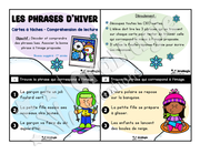 Cartes à tâches - Les phrases d'hiver - Association phrase image - 1re année.pdf