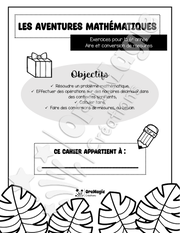 Les aventures mathématiques - Cahier d'exercices - L'aire - 6e année.pdf