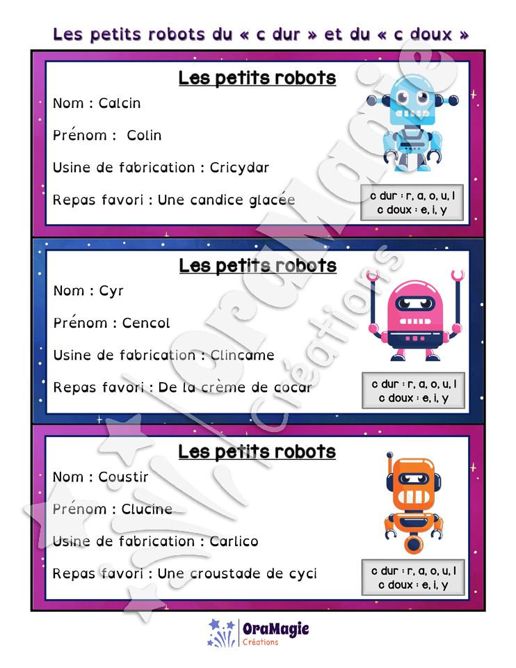 Les petits robots du c dur vs c doux