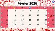 Calendrier - Février 2026