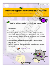 Bébés araignées cherchent leur maman - Dénombrement 1-12 - Atelier préscolaire - 3$ (1).pdf