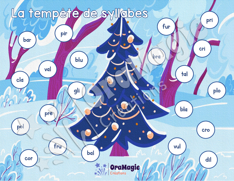 La tempête de syllabes - CCV-CVC