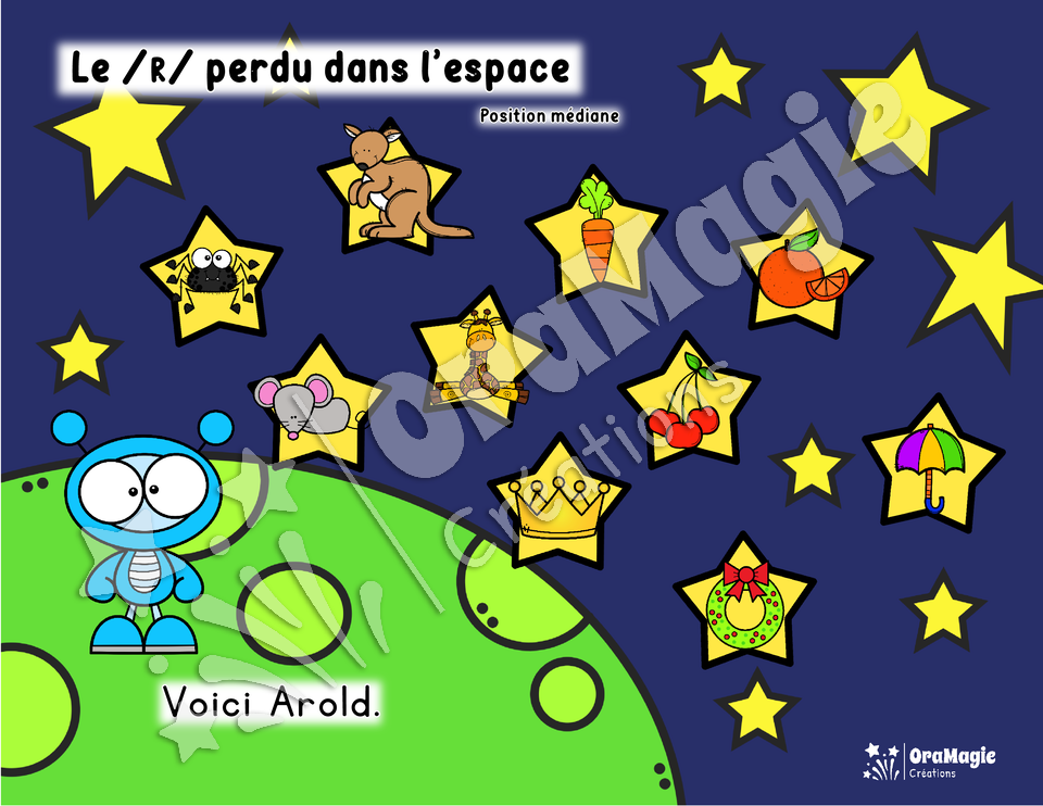 Perdu dans l'espace - Phonème -r- 3 positions