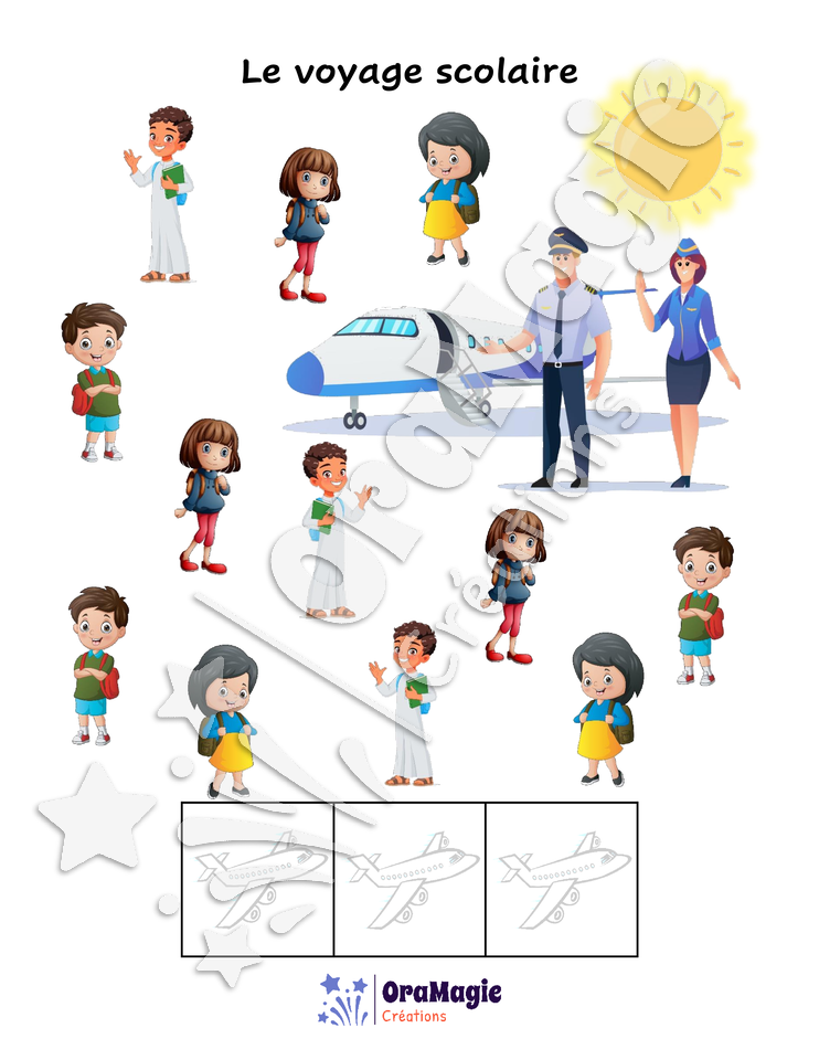 Confusions U-OU - Niveau 3 - Le voyage scolaire
