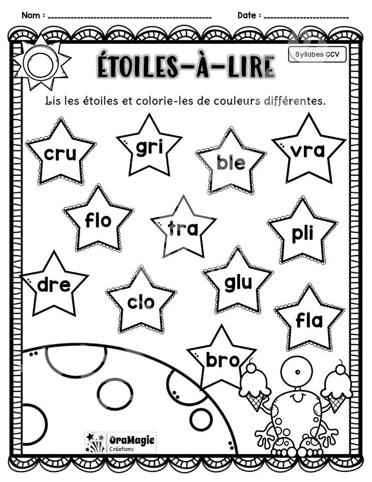 Étoiles-à-lire - Décodage syllabes CCV - Préscolaire et 1re année.pdf