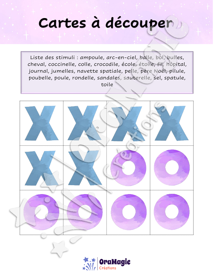 Tic-tac-toe du son -l- position finale