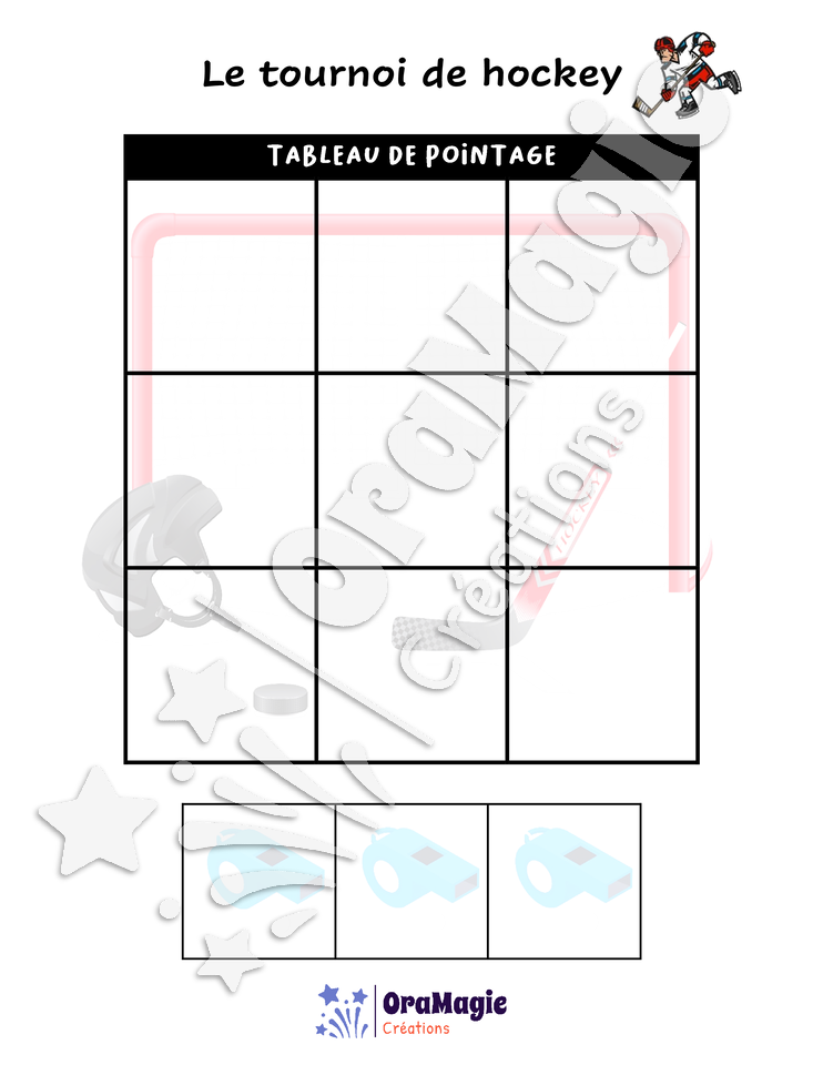 Confusions AU-EU - Niveau 2 - Le tournoi de hockey