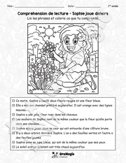 Compréhension de lecture - Sophie joue dehors.pdf