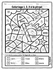 Coloriage nombres 1 à 6 - Préscolaire et 1re année.pdf