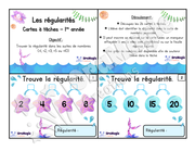 Cartes à tâches - Trouve les régularités - 1re année - Mathématiques.pdf