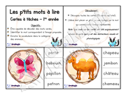 Cartes à tâches - Les p'tits mots à lire - 1re année - Décodage de mots.pdf