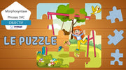 Puzzle au parc - Phrases SVC