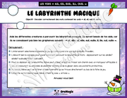 Le labyrinthe magique des yods - Thème Hiver - 2e à 4e année - Langage écrit.pdf