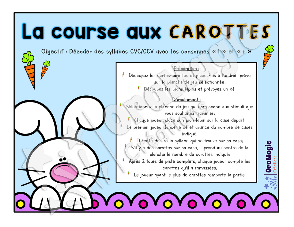 La course de carottes - Décodage syllabes CVC-CCV avec r et l.pdf
