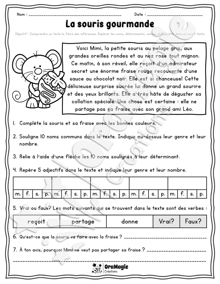 Collection lecture et grammaire - La souris gourmande - 3$.pdf