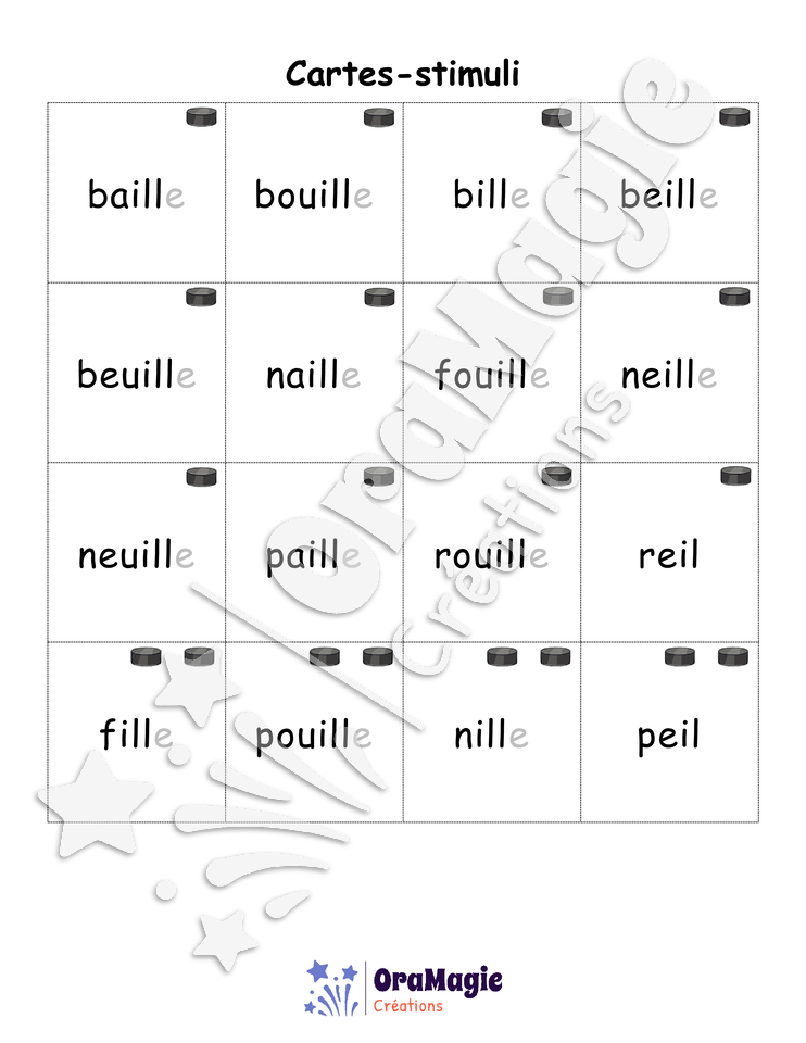 Confusions AIL-EIL-EUIL-ILL-OUIL - Niveau 2 - Le tournoi de hockey