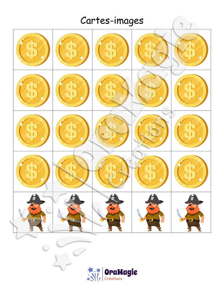 Confusions AN-ON - Niveau 2 - Les petits pirates