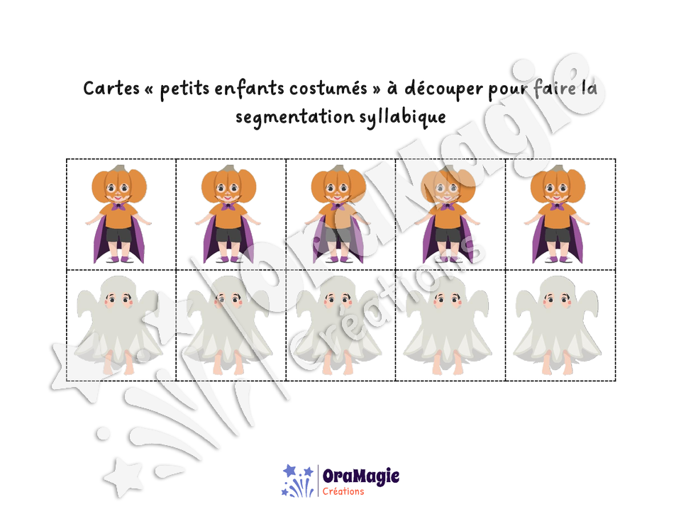 Segmentation syllabique Halloween