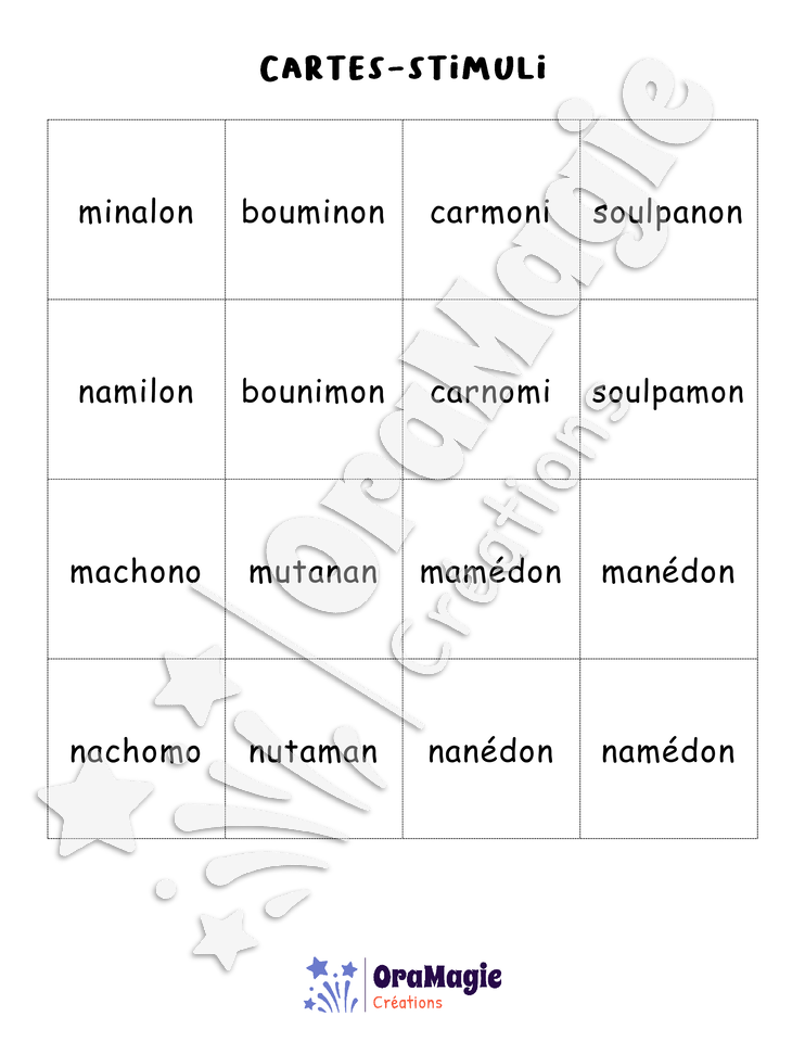 Confusions M-N - Niveau 4 - Attention à la marmotte