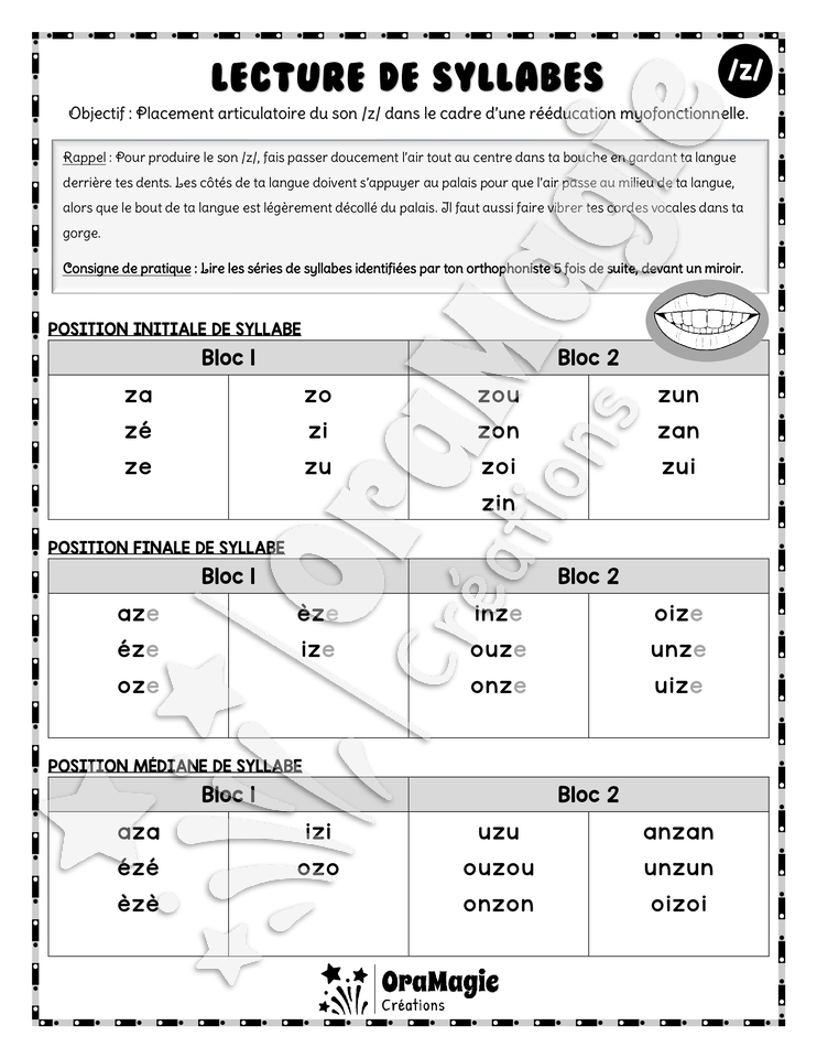 Lecture de syllabes - Placement son -z- TOM.pdf