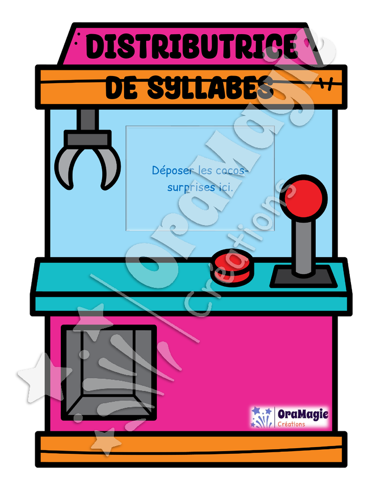 Distributrice de syllabes - Décodage CV
