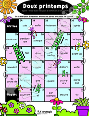 Doux printemps - Serpent et échelle - Marqueurs de relation - 5e et 6e année.pdf
