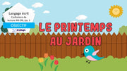 Confusions de lecture AN-ON - Niveau 3 - Le printemps au jardin