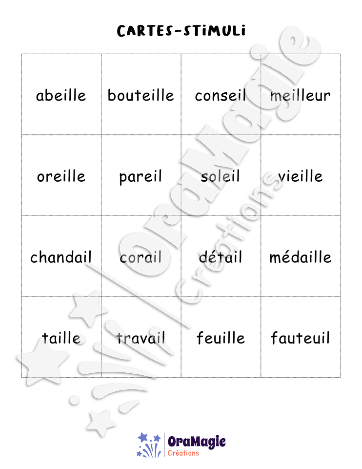 Confusions AIL-EIL-EUIL-ILL-OUIL - Niveau 5 - Attention à la marmotte