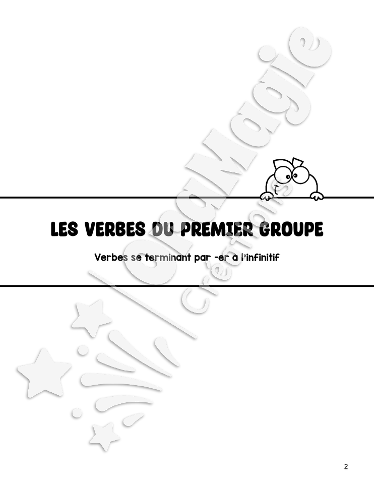 Mon cahier de verbes 5e année - Référentiel