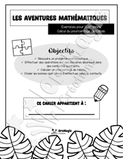 Les aventures mathématiques - Cahier d'exercices - Calculer un pourcentage de rabais - 6e année.pdf