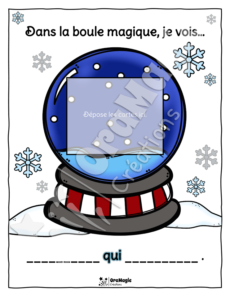 Dans la boule magique, je vois - Phrases relatives en -qui-