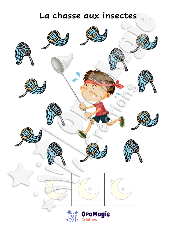 Confusions T-D - Niveau 3 - La chasse aux insectes