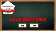 Homophones ce-se