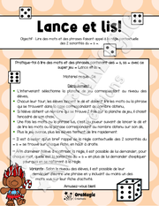 Lance et lis - Décodage de mots et phrases - Règle contextuelle 2 sonorités du -s- Langage écrit.pdf