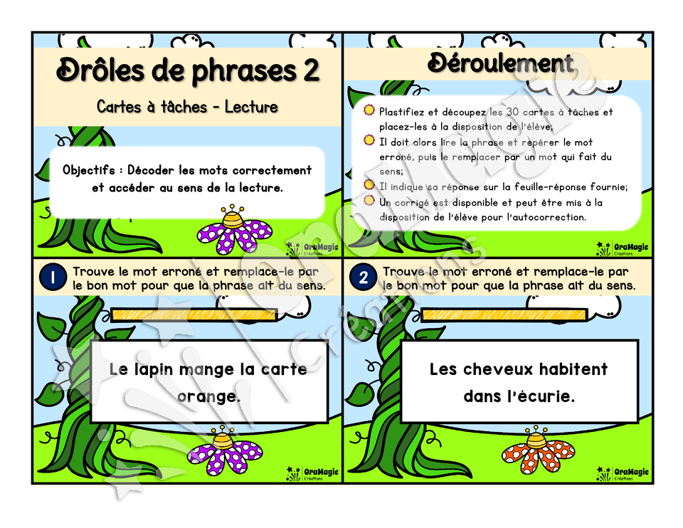 Cartes à tâches - Drôles de phrases 2 - Langage écrit.pdf