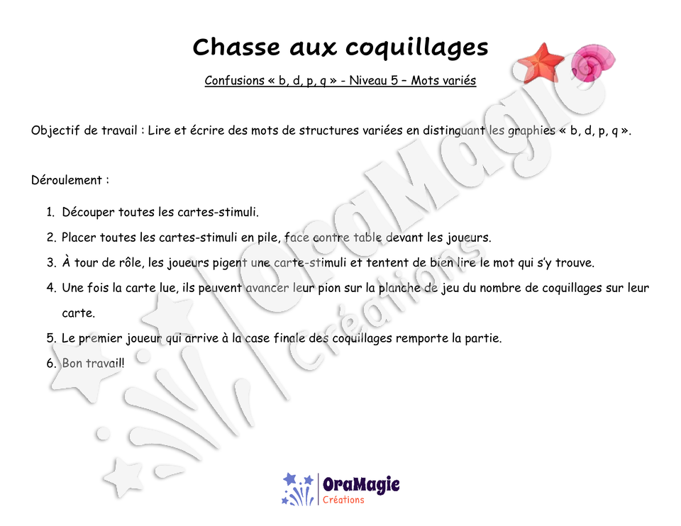 Confusions B-D-P-Q - Niveau 5 - Chasse aux coquillages.pdf
