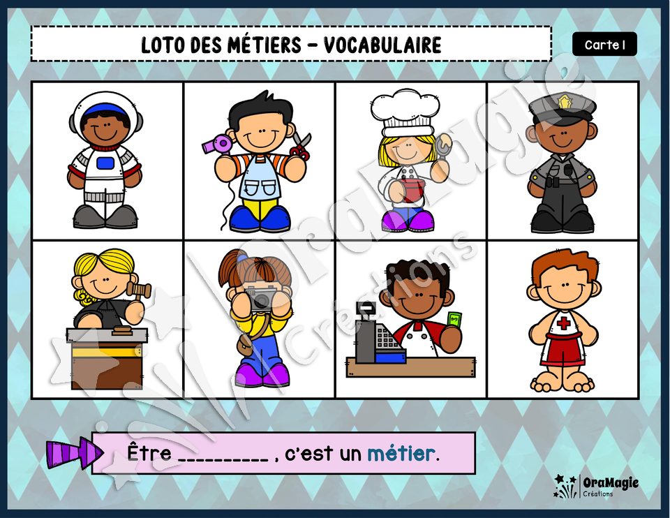 Loto des métiers
