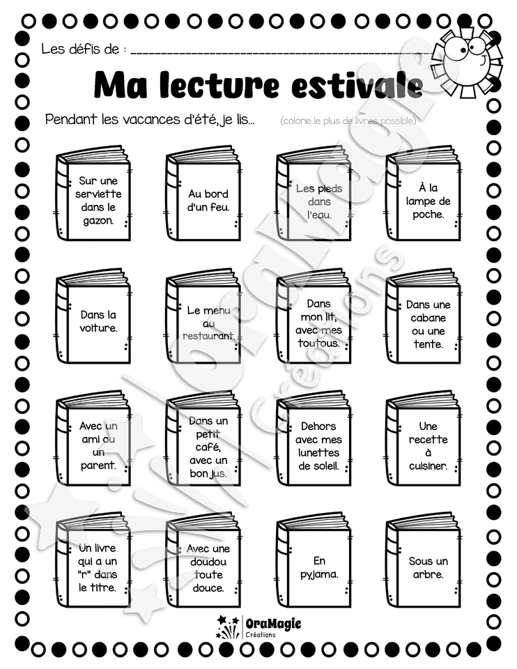 Ma lecture estivale - Gratuité 2025 pour lire pendant l'été - Tous les niveaux scolaires.pdf