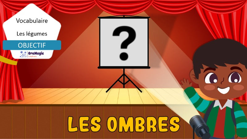 Les ombres - Vocabulaire légumes