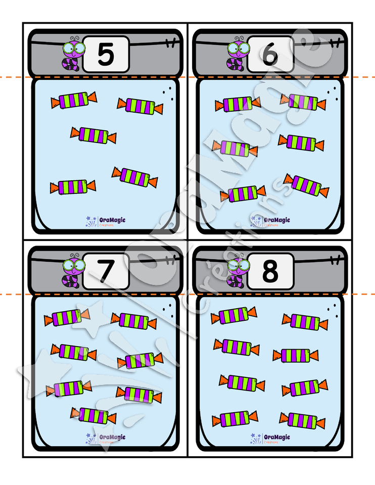 Les pots de bonbons - Atelier 2 en 1 - préscolaire