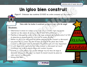 Un igloo bien construit - Atelier 2e année - Noël - Ordre croissant vs décroissant - NB incluse - 3$.pdf
