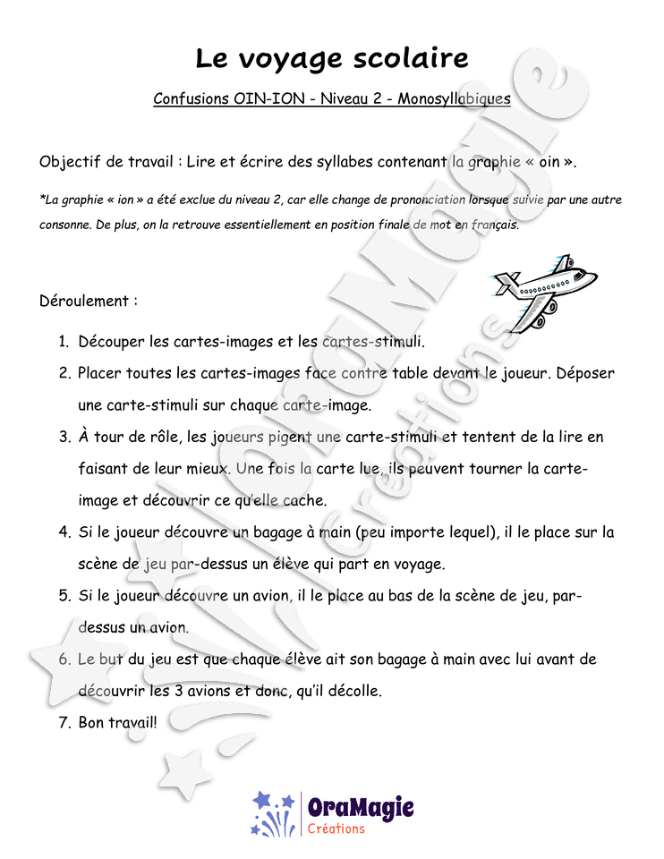 Confusions OIN-ION - Niveau 2 - Le voyage scolaire.pdf