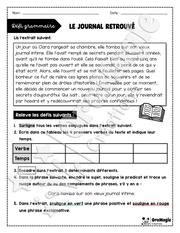 Défi grammaire - Le journal retrouvé - 6e année.pdf